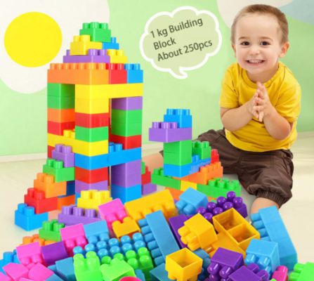 500G About 250Pcs Building Block Toys Compatible Diy Creative Puzzle Toys Toy for Kids