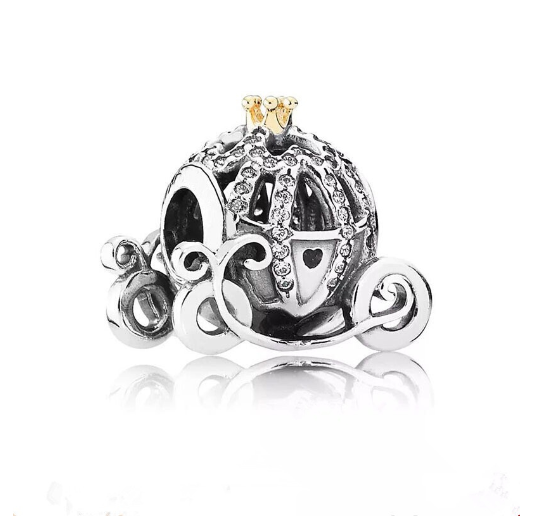 925 Silver Trinkets Balloon Charms Beads for Bracelet Pan Security Chain d033