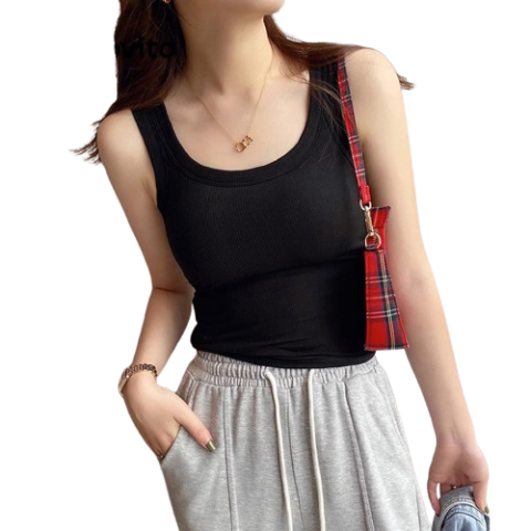 Lovito Women Backless Basic Tank Top LNE20121 (Multi-color)