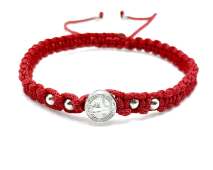 Saint Benedict Adjustable String Bracelet