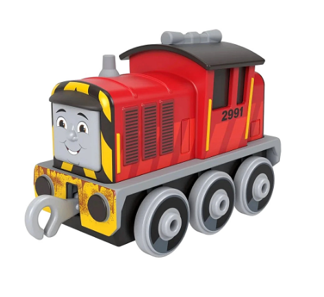 Fisher-Price Thomas & Friends Push-Along Salty Die-Cast Toy Train Engine for Kids Ages 3 and Up