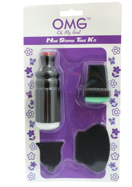 OMG Professional Nail Stamp Tool Kit for Nail Art