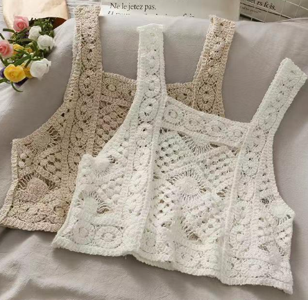 New Women Outfit Top Croptop Bathing Suits Top Cover Up Swimsuit Tops Beach Wear Vest