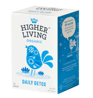 Higher Living Organic Daily Detox Tea 15 bags x 25g