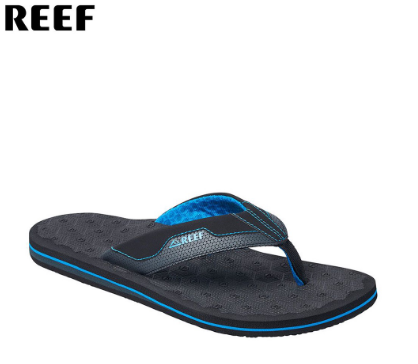 Reef Mens The Ripper Sandals Black Blue