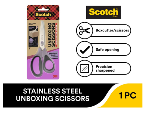 Scotch Precision Unboxing Scissors 7 Inch