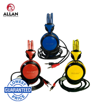 Allan Heavy Duty Gaming Headset With Built-in-Mic