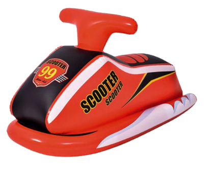 Jilong Red Scooter 36 x 20 inch Inflatable Pool Ride-On