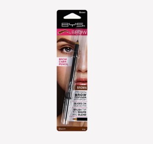 BYS Brow Liner Pencil with Brush (Blister Pack)