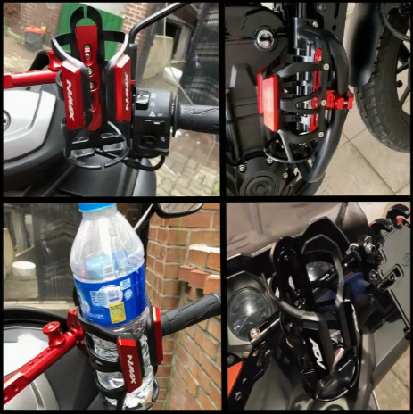 Universal Cup Holder For Motorcycle Bumper, Electric Scooter, Bicycle, Water Bottle Holder