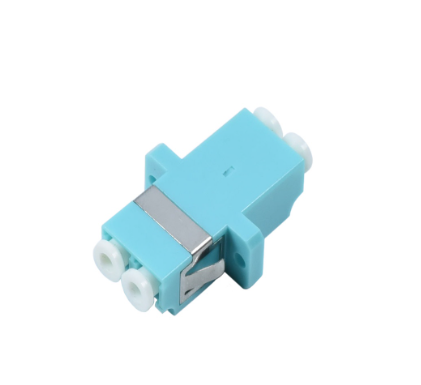 lot Fiber Adapter Coupler Connector LC OM3 Single Mode Duplex Optic Fiber FLange Connector 5pcs