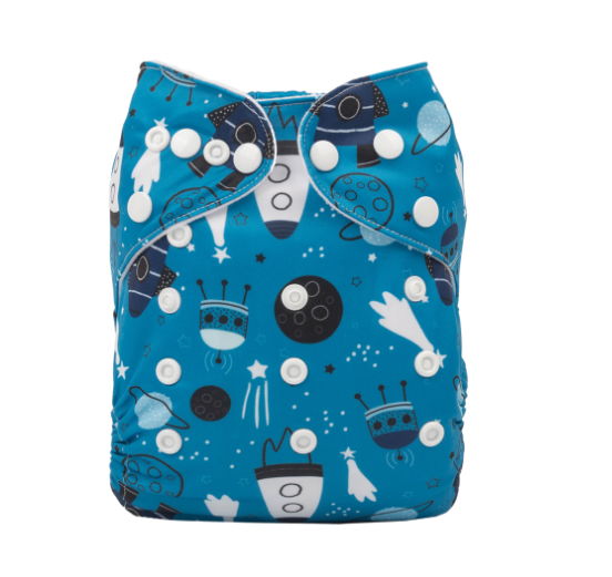 Alva Baby Cloth Diapers Washable Pocket Nappy Diaper for Newborn Without Insert N11