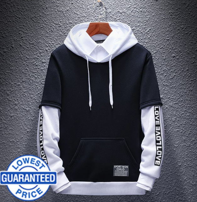 Hoodie fashion COATS SLIM CASUAL Outerwearjacket Unisex hoodies fashioon trend,korea