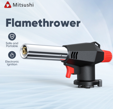 Mitsushi Automatic Ignition Gas Torch Flamethrower Blow Flame Gun