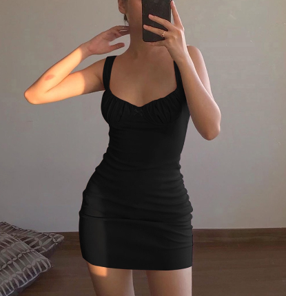 Ruched Bust Bodycon Dress