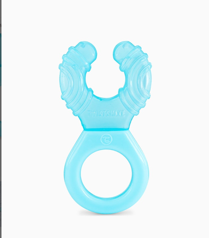 Twistshake Teether 2+m Pastel Blue