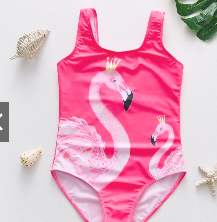 Girls One Piece Swimwear Unicorn Swimsuit for Children Girls Summer Bathing Suits