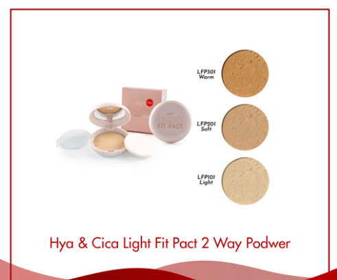 IN2IT Hya & Cica Light Fit Pact 2 Way Powder SPF25PA++ 01-LFP