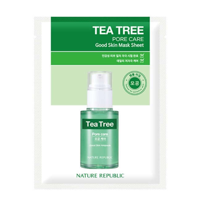 Nature Republic Good Skin Tea Tree Mask Sheet 1+1