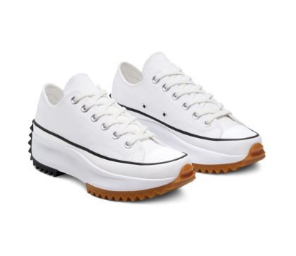 Converse Run Star Hike Ox Unisex Shoes White/Black/Gum 168817C