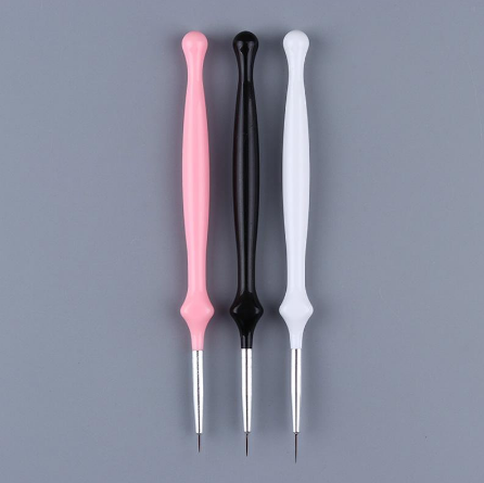 Born Pretty Uv Gel Liner Brush Set 7Mm 9Mm 11Mm Painting Acrylic Pen Gourd Handle Nail Art Tool 3 Pcs