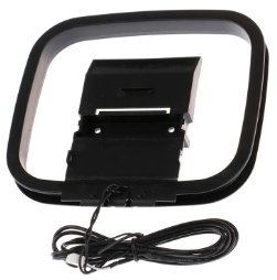 Indoor HiFi AM/FM Loop Mini Connector Antenna Home Digital Audio Receivers