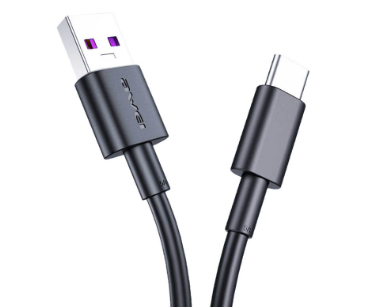 Awei CL-77T 40W Type-C Super Fast 5A Charging Cable Full Charging Auto Power-off Protection 100cm