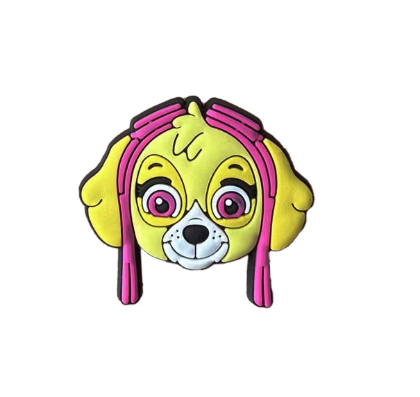 Cartoon Dalmatian Dog Jibbitz Crocs PAW Patrol Shoe Charms Ryder Bulldog Jibitz Charm Pin Chihuahua Jibits Crocks for Women Shoes S8