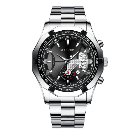 Original Luxury Golden Fashion Men's Watch Calendar Luminous Waterproof Stainless Steel Watch M4