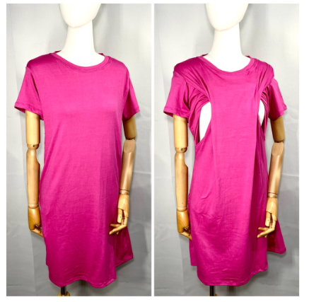 Maternity Breastfeeding dress  Nursing dress  Pregnant  Nursing wear  Lounge dress  Casual dress MBD6