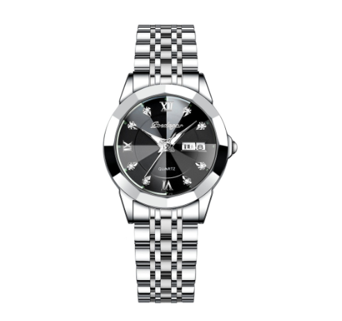 Binbond Original Luxury Stainless Steel Watch Ladies Waterproof Fashion Trend Ladies Quartz Watch F3