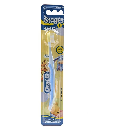 Oral-B Baby Soft Stages 1 Kids Toothbrush (Kids 4-24 months) 1pc.