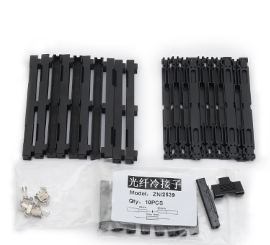 10pcs Optical Fiber Mechanical Splice Fast Connector Optic Drop Cable Cold Junction Splicer Cold Connector