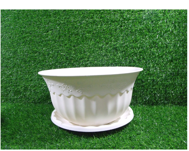 8885-Medium Flower Gardening Beautiful Pot with Plate