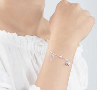 92.5 Italy Sterling Silver Ladies Bracelet