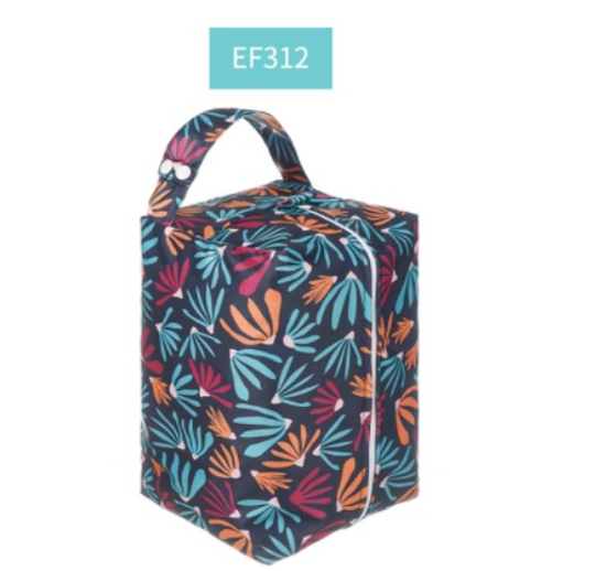 Happyflute Baby Cloth Diaper Bag Waterproof Washable Reusable Wetbag Fashion Diaper Pods Can Hold 5-10Pieces AIO Diapers S2