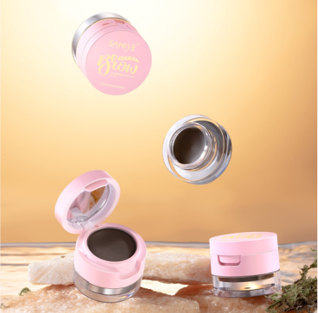SANIYE 2 in 1 Double Layer Waterproof Eyebrow Powder Tattoo Eyebrow Gel With Brush Eyebrow Makeup Set M250