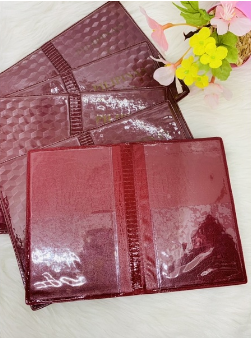 PVC Hardbound Plastic Passport Cover