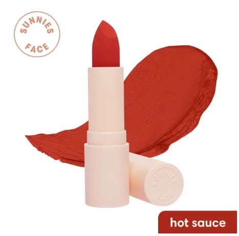 Sunnies Face Fluffmatte Weightless Modern Matte Lipstick Hot Sauce