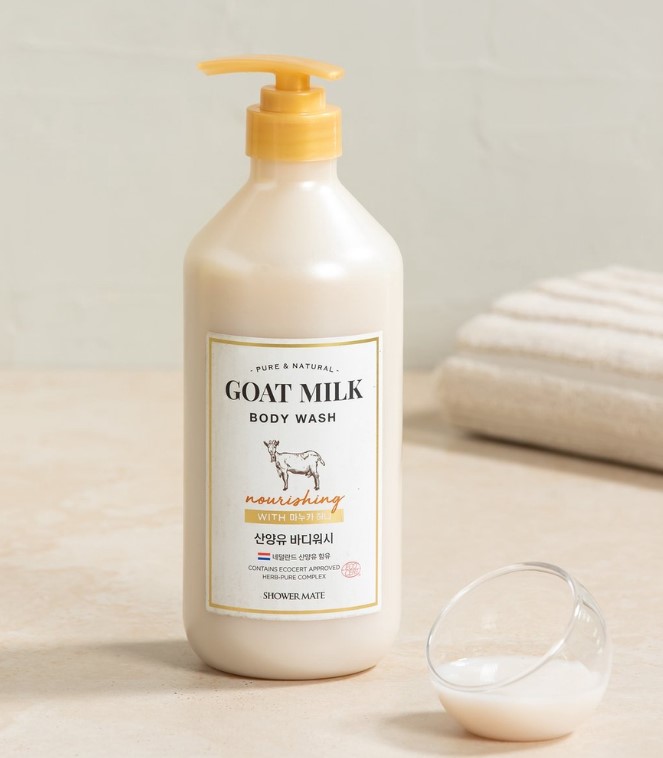 Shower Mate Goat Milk Body Wash Manuka Honey 800ML