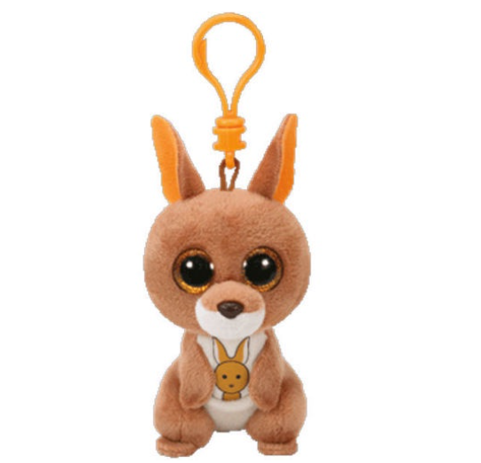 Ty Beanie Big Eyes Keychain Pendant Sloth Monkey Cat Fox Puppy Rabbit Soft Plush Backpack Decor Doll Birthday Gift For Kids 10CM C31