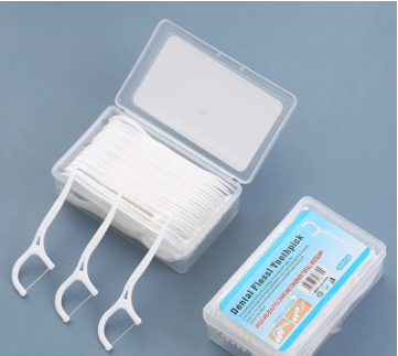 50Pcs/Set Teeth Toothpicks Stick Dental Floss Flosser Picks Tooth Clean Oral Care