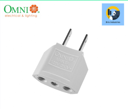 Omni Regular Adapter 6A 250V WRA-001 Travel Adapter