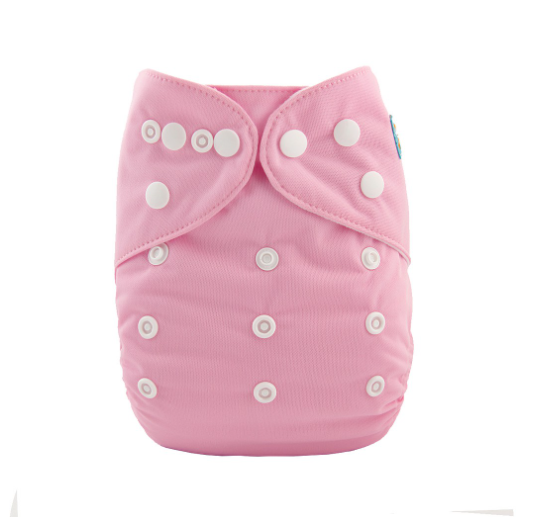 Alva Baby Cloth Diapers Solid Color One Size Adjustable Reusable Washable Pocket Cloth Diaper Cloth Diaper Only P5