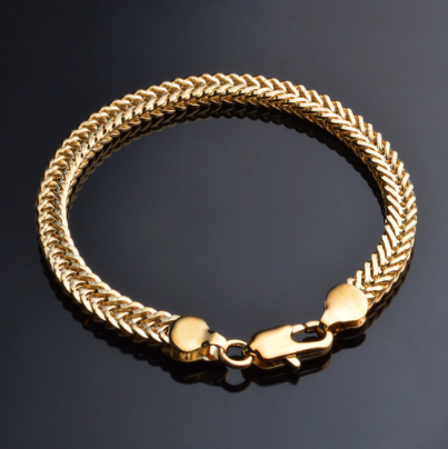 Yellow Gold Plating Bracelet Bangle Fashion Luxury Jewelry