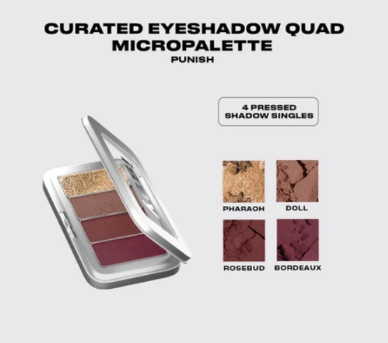 Issy Curated Eyeshadow Quad Micropalette in Punish