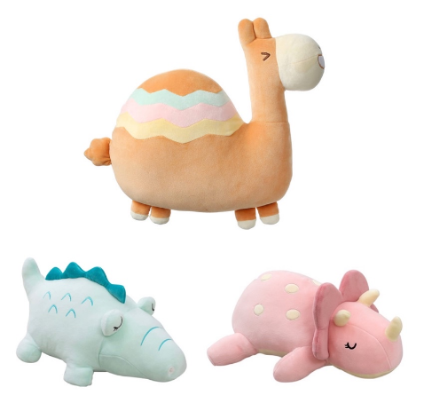 Animal Plush Toy by Miniso (Triceratops Crocodile Camel)