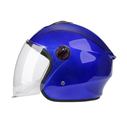 Motorcycle safety half face helmet is unisex off road