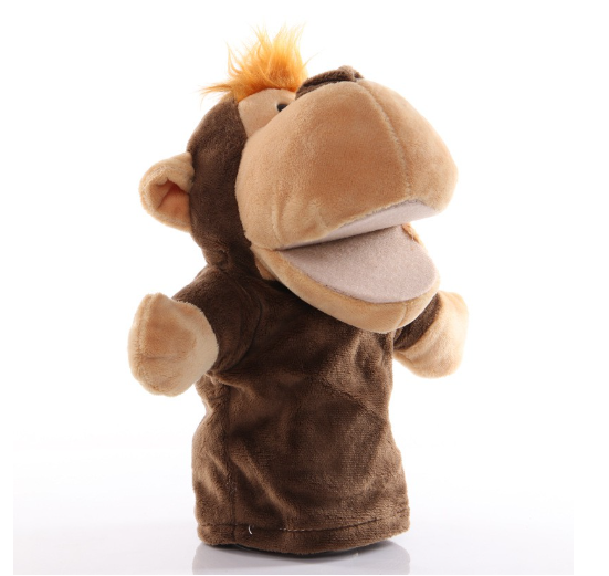 Animal Hand Puppet Cartoon Plush Toys Educational Pretend Telling Story Doll Kid Gifts D13