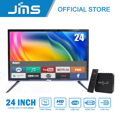 JMS 24 Inch Full HD LED TV+ Smart TV BOX LED-2668S